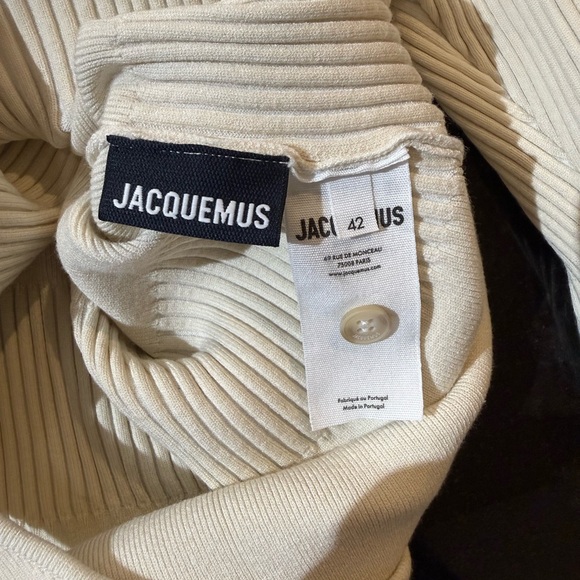 Authentic Jacquemus Cream Button-Up Blouse - Picture 8 of 11